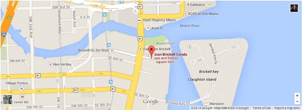 Icon Brickell Condos Location