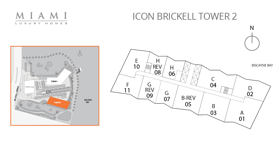 Icon Brickell Tower II Sitemap