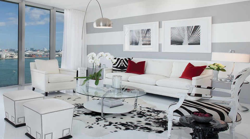 Icon Brickell Condos Model Living Room